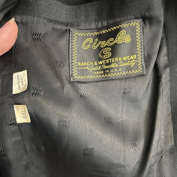 Circle S - Mens Country/Western Rock-n-Roll Jacket - Size Large - Picture 4 of 4